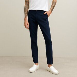 Everlane Uniform Chino Pants Men’s Size 34 Navy Straight Leg Mid Rise Casual